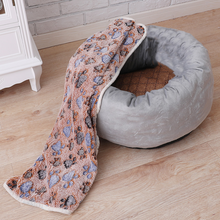 Load image into Gallery viewer, Round Cozy Cat Bed and Blanket