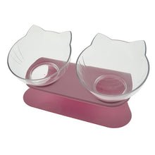 Load image into Gallery viewer, Double Feeding Bowl Protects Cervical Vertebra for Cats