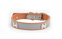 Load image into Gallery viewer, Reflective Three Bone Collar for Pets