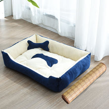 Load image into Gallery viewer, Dog Bone Lounge Pet Bed