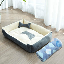 Load image into Gallery viewer, Dog Bone Lounge Pet Bed