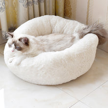 Load image into Gallery viewer, Round Cozy Cat Bed and Blanket