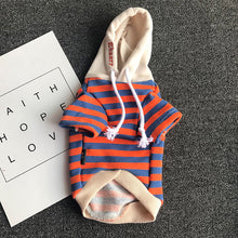 Load image into Gallery viewer, Striped Sweater Hoodie for Dogs