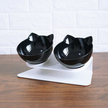 Load image into Gallery viewer, Double Feeding Bowl Protects Cervical Vertebra for Cats