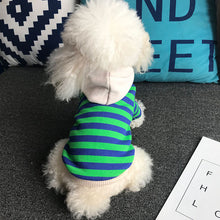 Load image into Gallery viewer, Striped Sweater Hoodie for Dogs