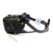 Load image into Gallery viewer, Cowhide Muzzle for Medium and Large Dogs