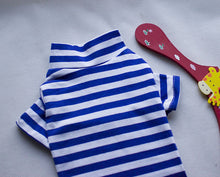 Load image into Gallery viewer, Turtle-Neck Bold Striped Shirt for Dogs and Cats