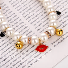 Load image into Gallery viewer, Pearl Hand-woven Adjustable Collar for Cats