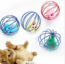 Load image into Gallery viewer, Caged Mouse Cat Toy