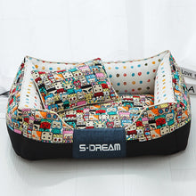Load image into Gallery viewer, Cartoon Lounge Deep Seated Rectangle Pet Bed
