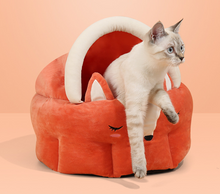 Load image into Gallery viewer, Sleeping Fox Cat Bed