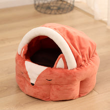 Load image into Gallery viewer, Sleeping Fox Cat Bed