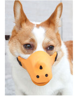 Load image into Gallery viewer, Rhino Shape Adjustable Silicone Muzzle for Dogs
