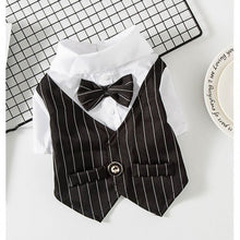 Load image into Gallery viewer, Pin Striped Tuxedo Vest and Shirt for Cats and Dogs
