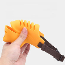 Load image into Gallery viewer, Rhino Shape Adjustable Silicone Muzzle for Dogs
