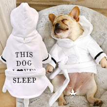 Load image into Gallery viewer, This Dog Loves Sleep Hoodie for Dogs
