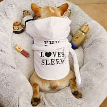 Load image into Gallery viewer, This Dog Loves Sleep Hoodie for Dogs
