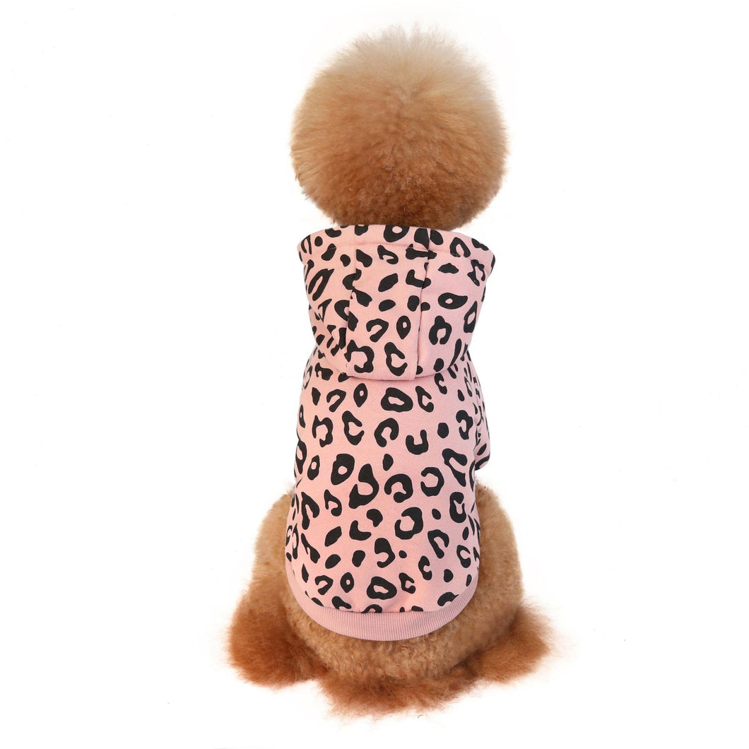 Leopard Print Hoodie for Dogs