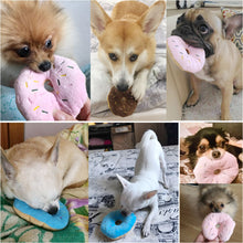 Load image into Gallery viewer, Plush Donut Sounding Toy for Pets
