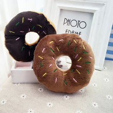 Load image into Gallery viewer, Plush Donut Sounding Toy for Pets
