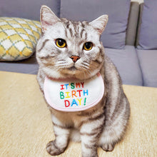 Load image into Gallery viewer, Happy Birthday Bib for Cats and Dogs
