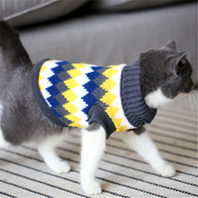 Load image into Gallery viewer, Argyle Sweater for Cats and Dogs
