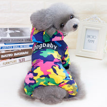 Load image into Gallery viewer, Rainbow Camouflage Hoodie for Dogs
