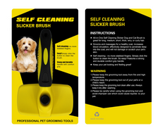 Load image into Gallery viewer, Pet Self Cleaning Slicker Brush
