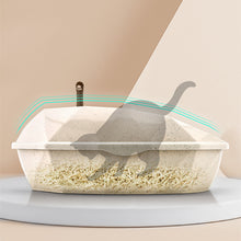 Load image into Gallery viewer, Plastic Anti-sputtering Diamond-shaped Semi-enclosed Cat Litter Box
