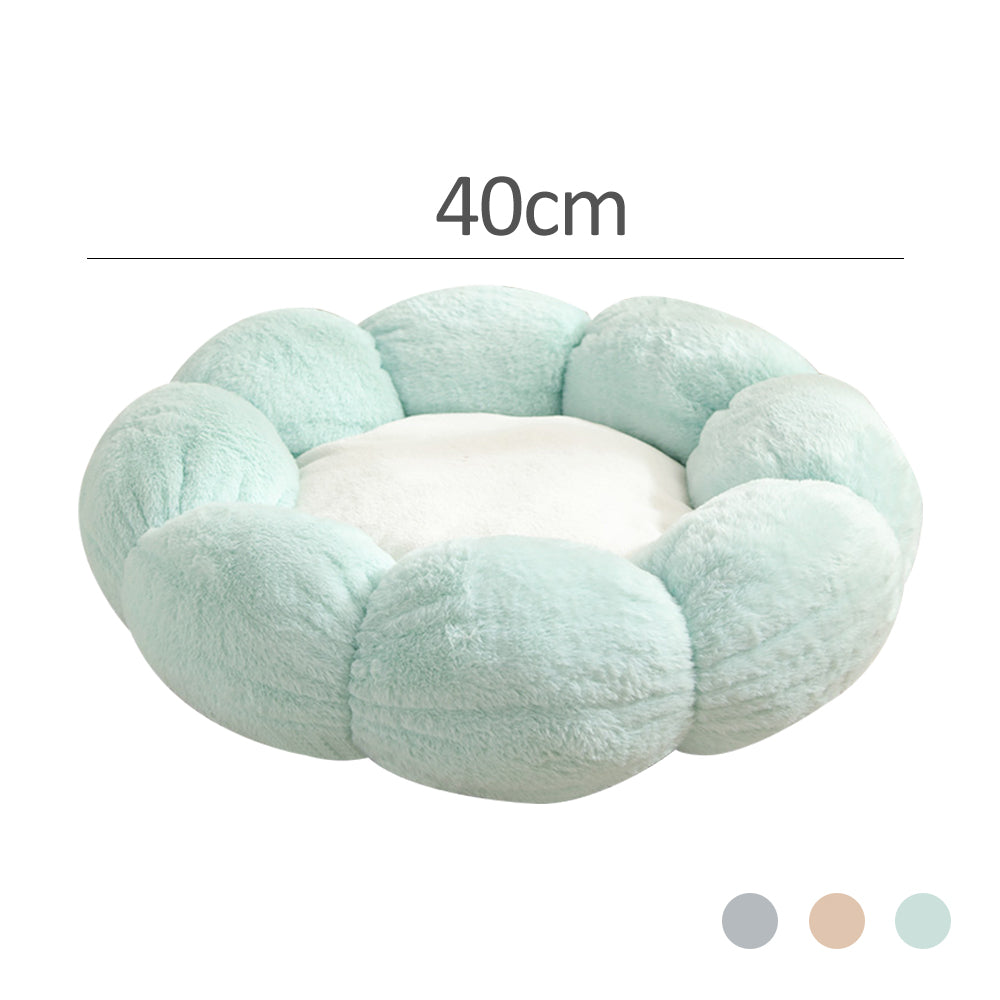 Plush Flower Bed for Cats and Dogs