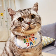 Load image into Gallery viewer, Happy Birthday Bib for Cats and Dogs
