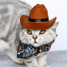 Load image into Gallery viewer, Western Straw Cowboy Hat for Cats and Dogs
