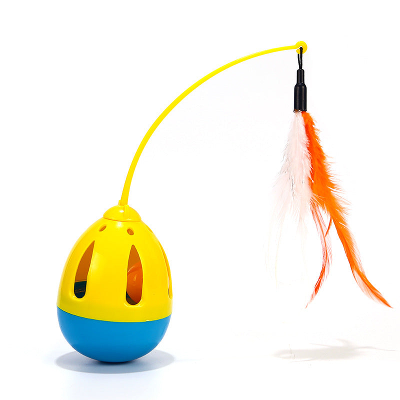 Feather Tumbler Cat Toy