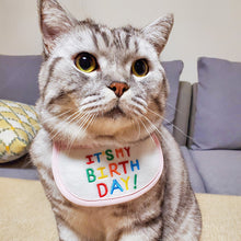 Load image into Gallery viewer, Happy Birthday Bib for Cats and Dogs
