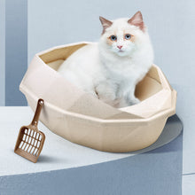 Load image into Gallery viewer, Plastic Anti-sputtering Diamond-shaped Semi-enclosed Cat Litter Box
