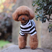 Load image into Gallery viewer, Turtle-Neck Bold Striped Shirt for Dogs and Cats
