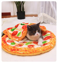 Load image into Gallery viewer, Pizza Bed Mat and Blanket for Pets
