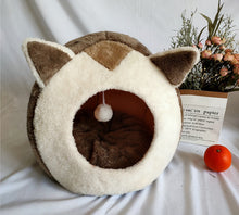 Load image into Gallery viewer, Plush Kitty Cat Bed
