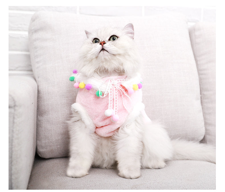 Fluffy Tassel Pullover for Cats