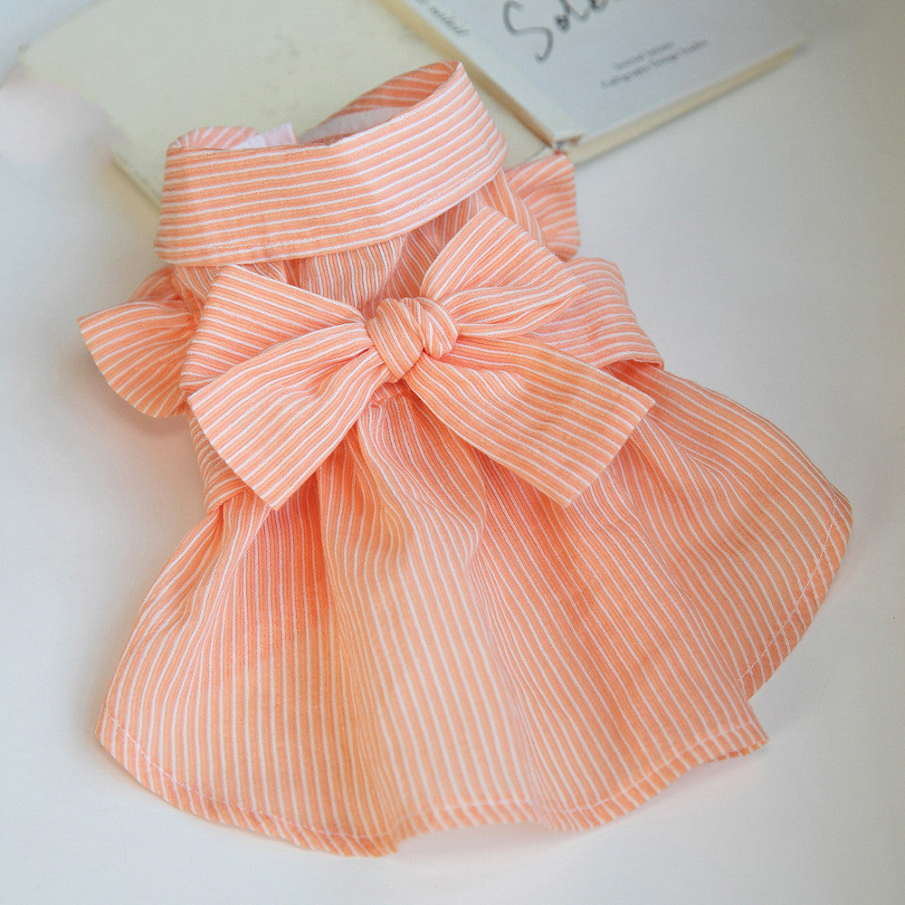 Bowknot Spring Dress for Dogs