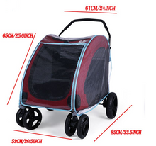 Load image into Gallery viewer, Pet Stroller Rain And Wind Cover for Cats ands Dogs
